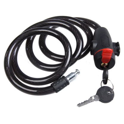 Universal Bicycle Lock Anti-theft Mtb Road Bike Steel Wire Chain Lock Motorcycle Helmet Folding Bike Electric