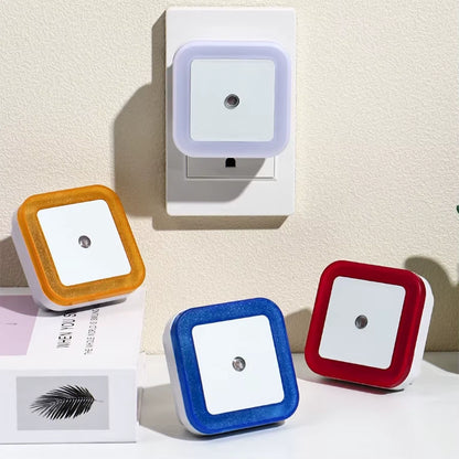 Plug in Dimmable Led Night Light with Auto Dusk to Dawn Sensor,for Hallway Bedroom Kids Room