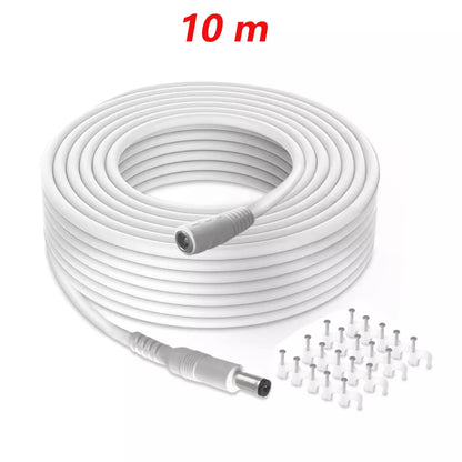 12V Power Extension Cable Cord Connectors 5.5mm*2.1mm for Security CCTV Camera