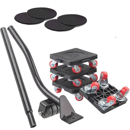 Furniture Moving Transport Roller Set Removal Lifting Moving Tool Set Wheel Bar Mover moving Heavy