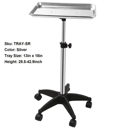 360° Rotating Beauty Salon Cart with Wheels Organizer with Adjustable Height Ultimate Salon