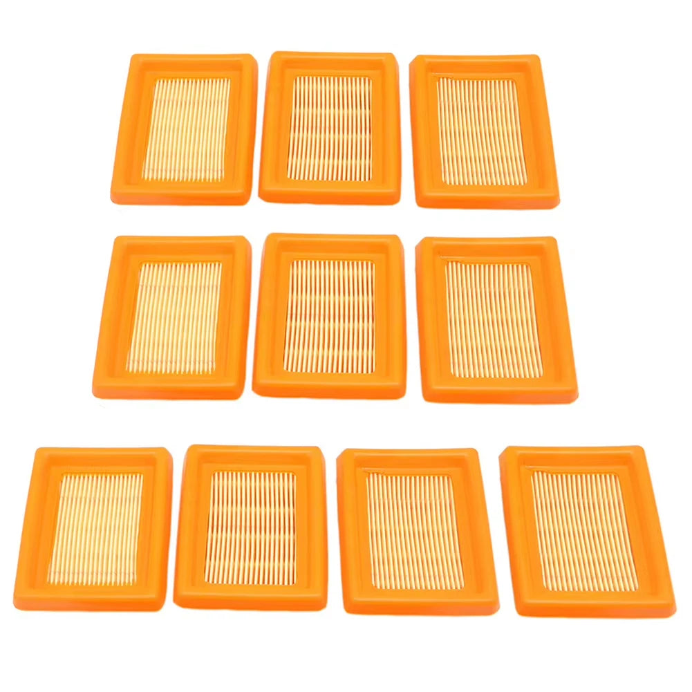 10pcs Air Filter Replacement Long Service Life Grass Trimmer Filter Lawn Mower Parts Easy Install