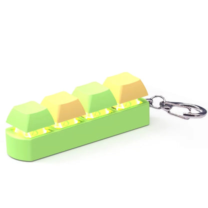 4 Keys Keyboard Keycaps Fidget Toy DIY Finger Keycaps Party Stress Relief Keyboard Caps Finger Button