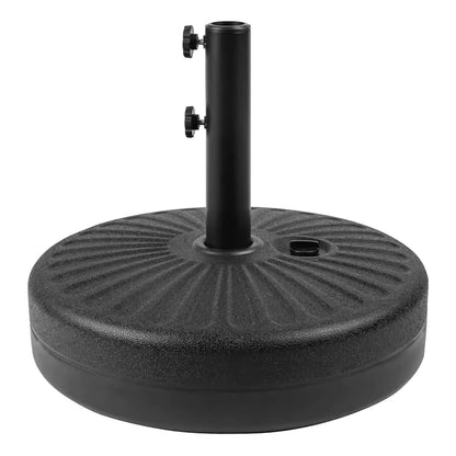44BLS Outdoor Furniture Weighted Base - Adjustable Anti-Wind Sand/Water Fillable Anchor Stand for Patio