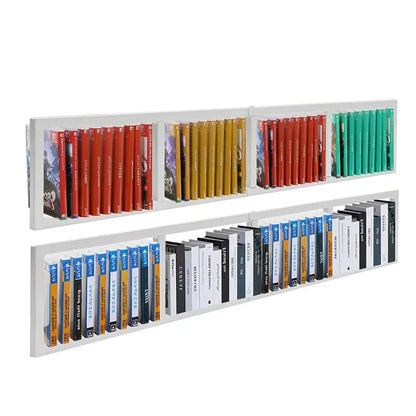 2 Pcs 34Inch Cd Dvd Storage Shelf for Wall,Wall Mount Media Storage Rack,Video Game Organizer Shelf