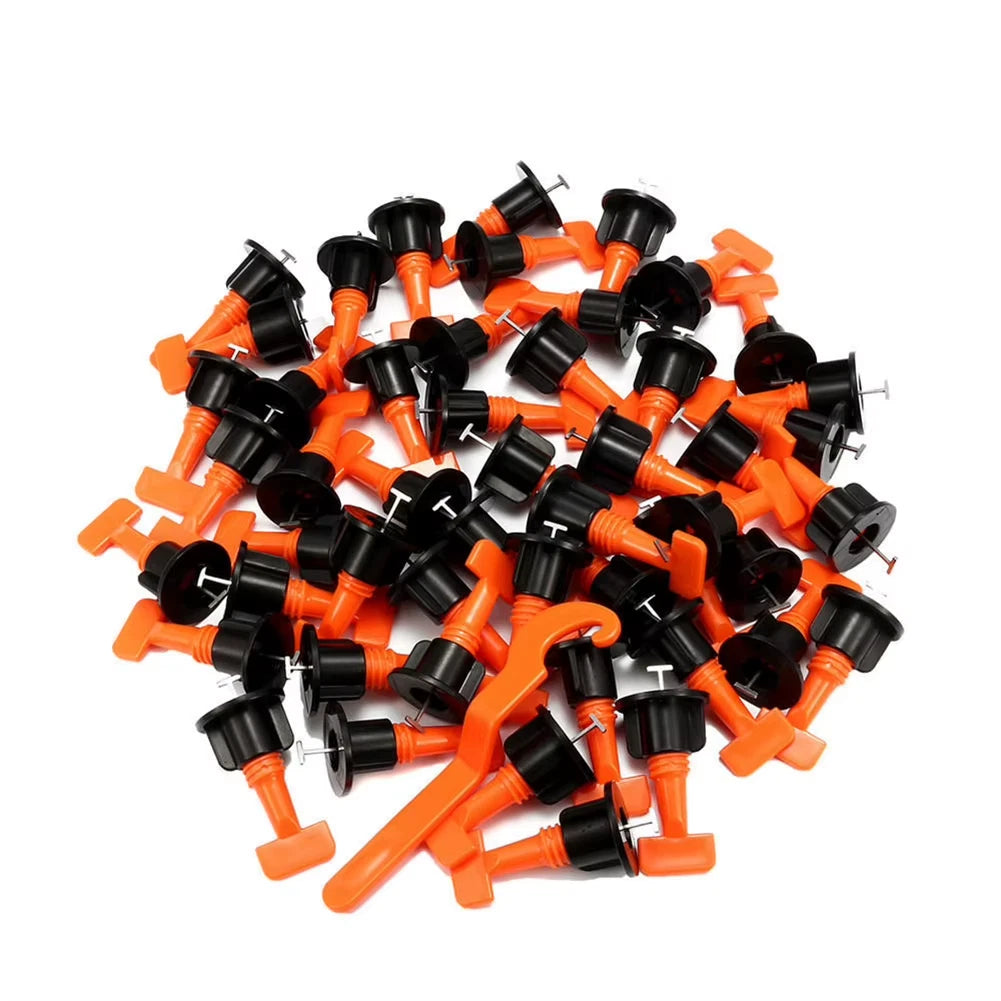 151Pcs Tile Laying Level Wedges Alignment Spacers Reusable Tile Laying Leveler Spacer Adjustable