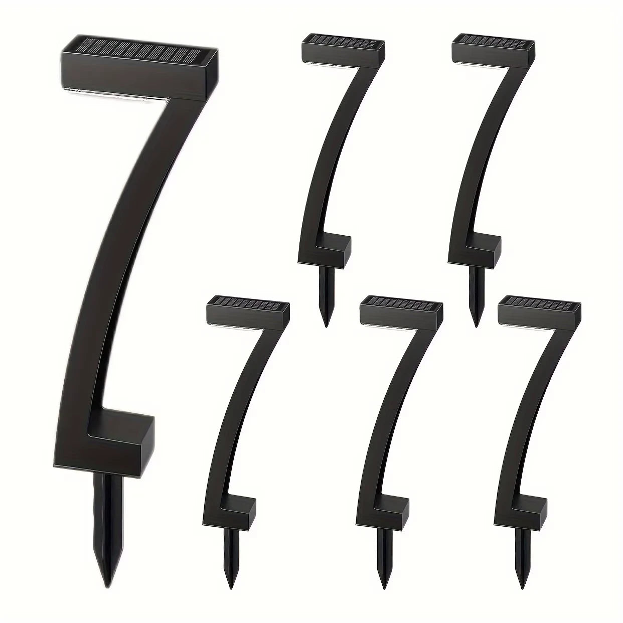 6Pack Bright Solar Outdoor Lights Pathway 12 Hrs Solar Garden Lights Auto On/Off for Outside Landscape