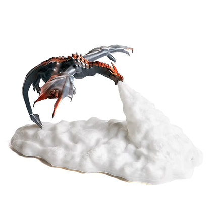 3D Printed Indoor Lighting Eye Protection Fire/Ice Dragon Tabletop Light Kids Sleep Accompany