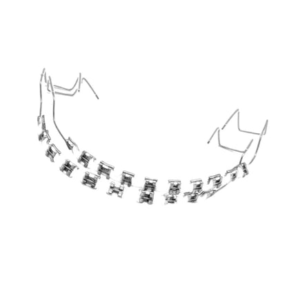 Tooth Decoration Dental Fake Braces with Metal Wires & Bracket Dental Metal Bracket Dental Tool