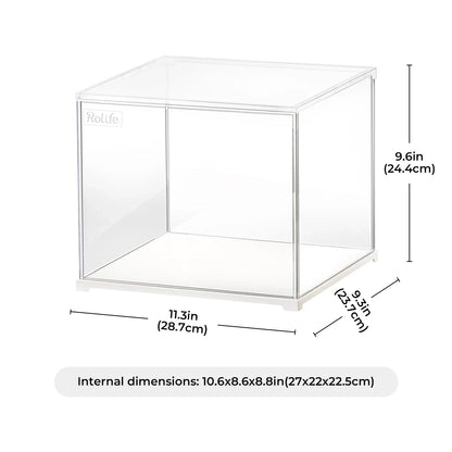 Dust Proof for All Miniature House Dollhouse Display Box Home Decoration Easy to Assembly