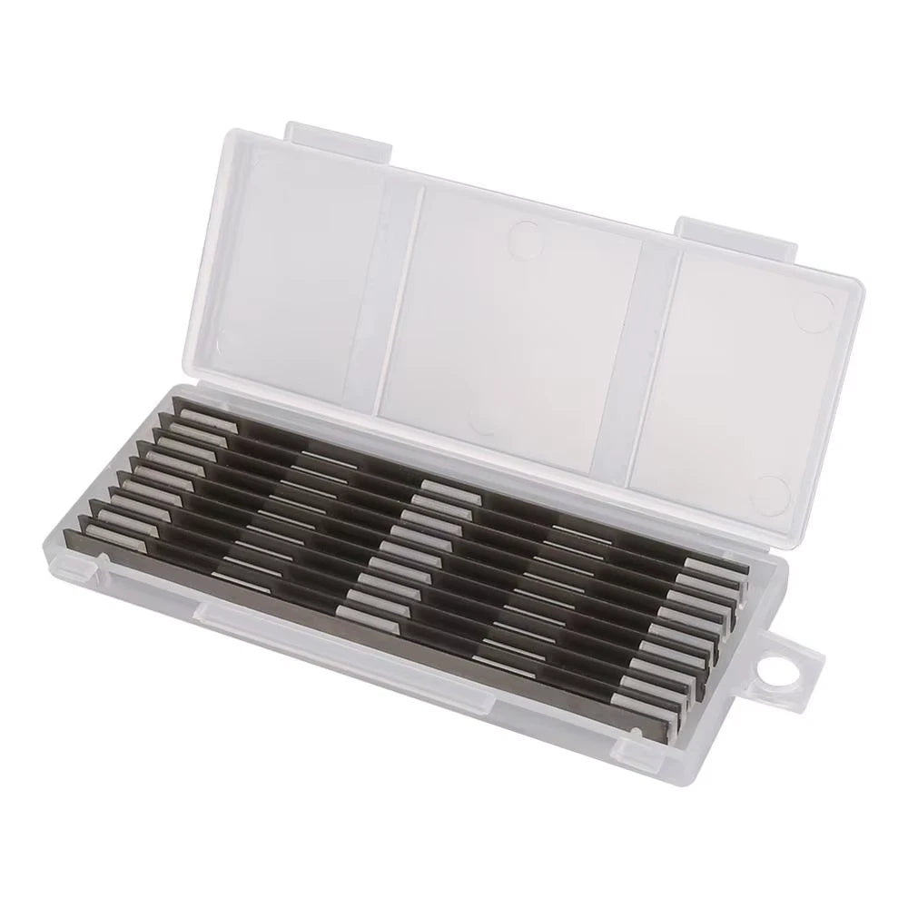 10Pcs 82mm Carbide Planer Blades Knife For Cutting Soft Hard Woods Ply-wood Board Woodworking