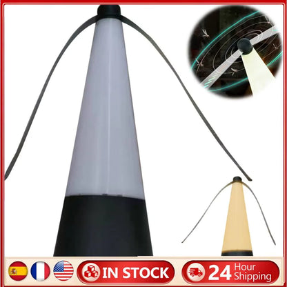 Fly Fan for Tables Keep Flies Away Table Food Fan with Holographic Blades Food Spinning Fan for Picnic