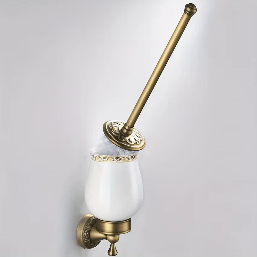 Toilet Brush Holder Traditional European Royal Style Bathroom Accessories for Home Hotel