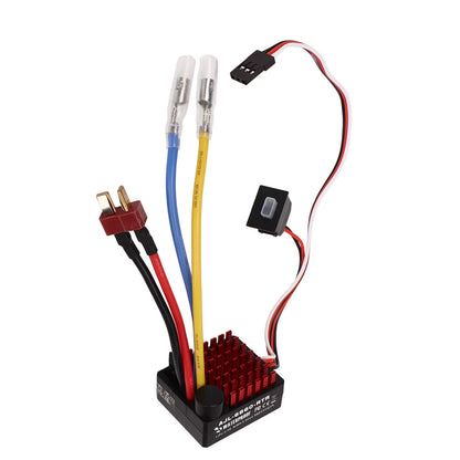 Waterproof 60A ESC Brushed Electronic Speed Controller for 1/10 RC Car Rock Crawler Boat