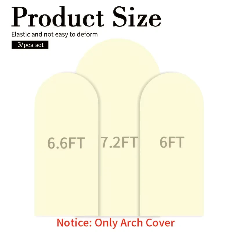 Three-piece Set Solid Covers Birthday Balloons Photography Backdrops Elastic Fabric Cover Wedding Decoration