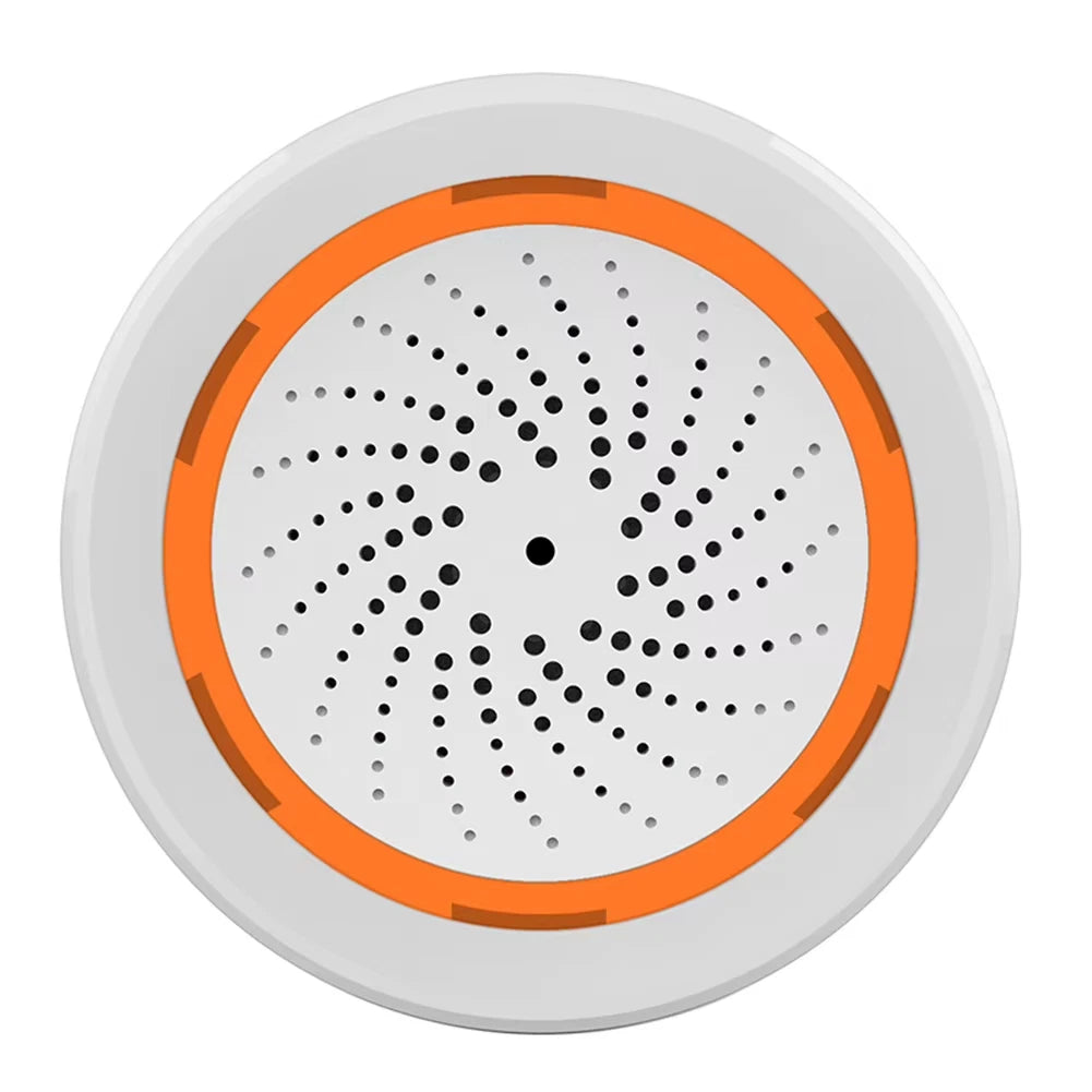 Siren Sound Light Alarm App Remote Control Home Security Protection System Sound Light Sensor Smart