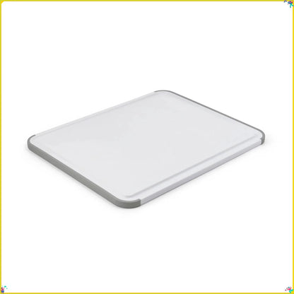 11x14 Inch White Plastic Cutting Board Non-Slip Surface for Kitchen Prep Dishwasher Safe