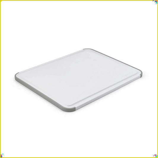 11x14 Inch White Plastic Cutting Board Non-Slip Surface for Kitchen Prep Dishwasher Safe