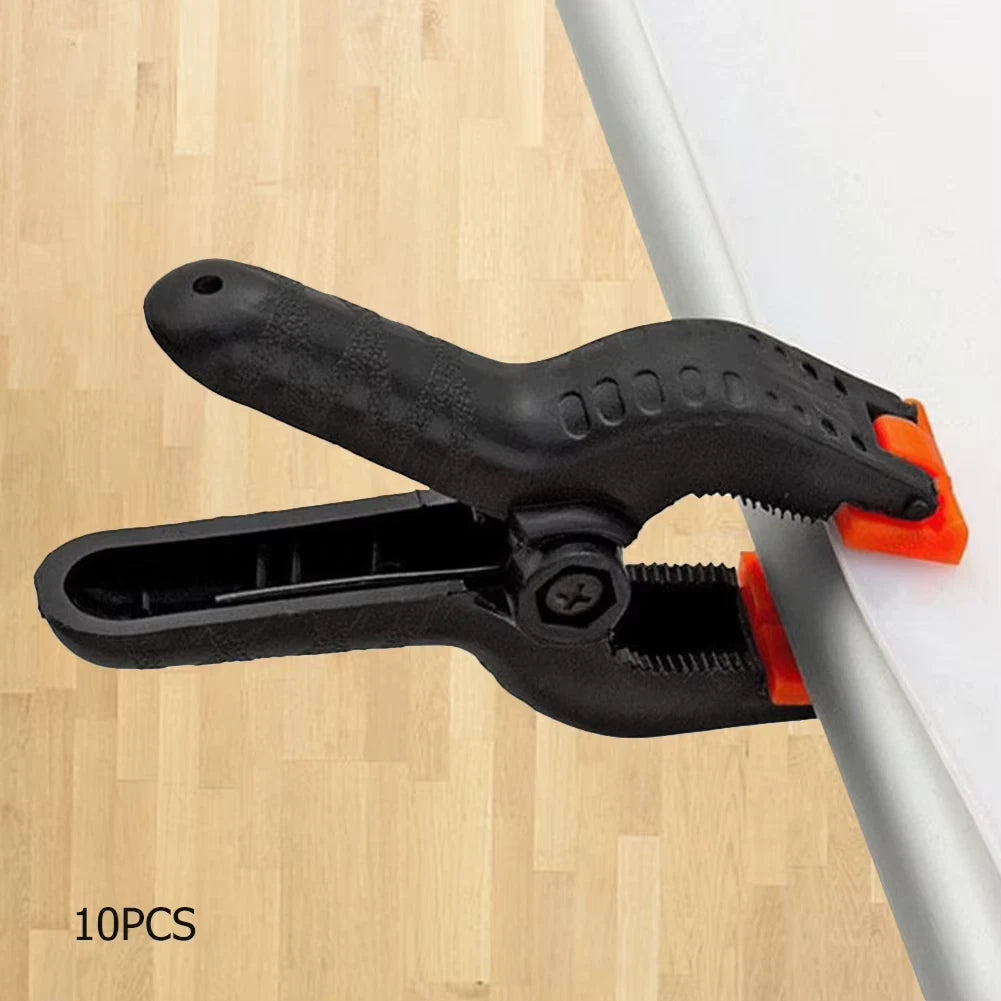 10pcs Background Cloth Clamp Black Photography Spring Clips Multi-function Practical Creative Convenient