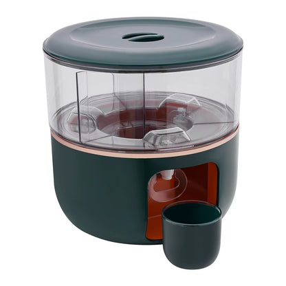 6L/1.59gal Beverage Dispenser Household Drink Dispenser 360° Rotatable Drink Dispenser Fruit Juice