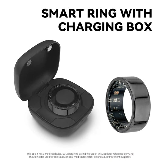 New For Smart Ring Men Women Heart Rate And Blood Oxygen Monitor Smartring NEW