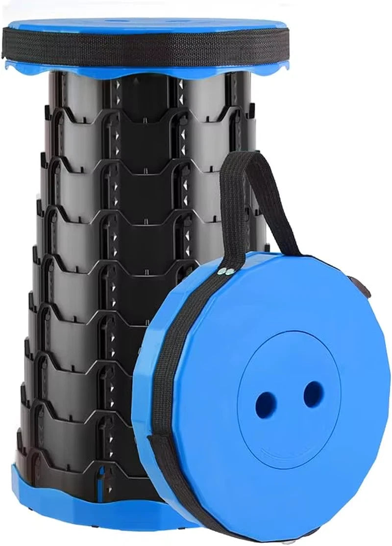 Upgraded Foldable Stool Thickened Portable Collapsible Stool Camping Chairs for Hiking Tours, BBQ, Parties