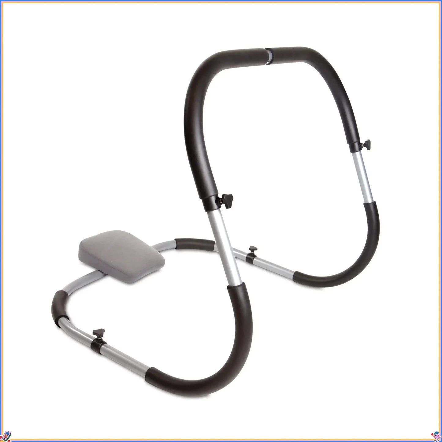 Compact Ab Crunch Machine for Home Gym Ergonomic Steel Frame Core Exercise Equipment