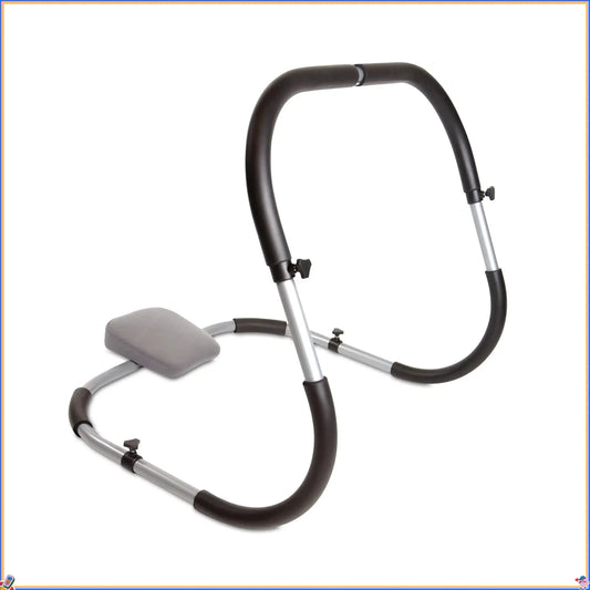Compact Ab Crunch Machine for Home Gym Ergonomic Steel Frame Core Exercise Equipment