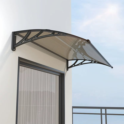 Canopy for Door Window UV Rain Snow Sunlight Protection Polycarbonate Hollow Sheet Outdoor