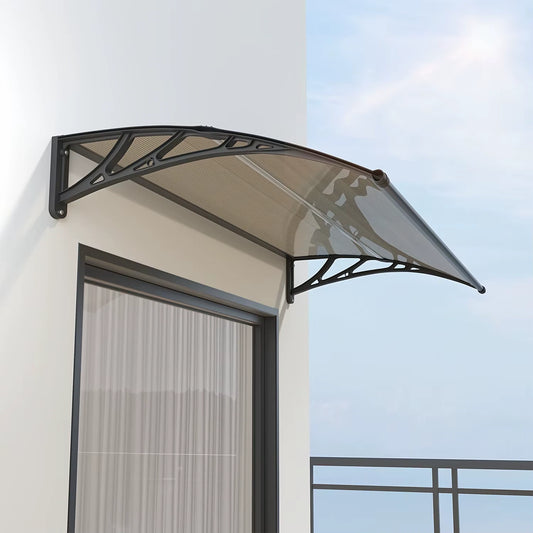 Canopy for Door Window UV Rain Snow Sunlight Protection Polycarbonate Hollow Sheet Outdoor