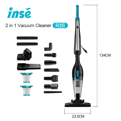 R3S Corded Vacuum Cleaner 16Kpa 6M Extra Long Cord Handheld Vacuum Cleaner Hard Floor Household Appliance