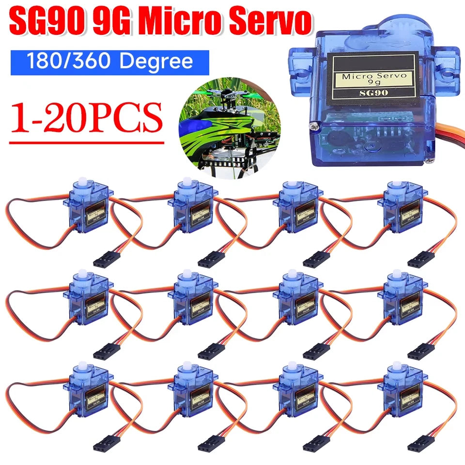 SG90 9G Micro Servo Motor For RC Car Toy Airplane Fixed Wing Micro Servo Motor