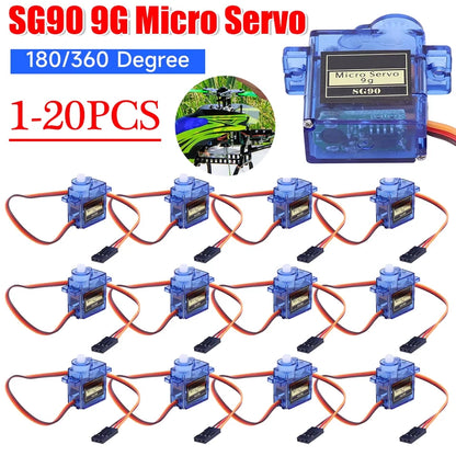 SG90 9G Micro Servo Motor For RC Car Toy Airplane Fixed Wing Micro Servo Motor