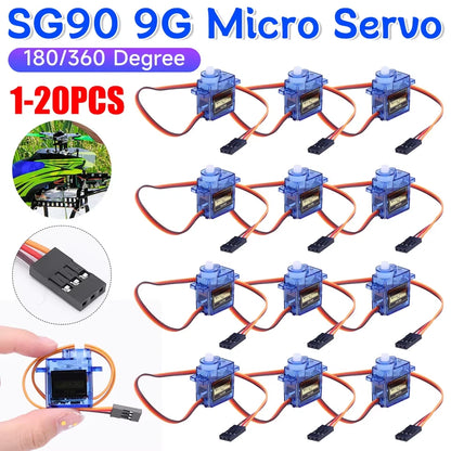SG90 9G Micro Servo Motor For RC Car Toy Airplane Fixed Wing Micro Servo Motor