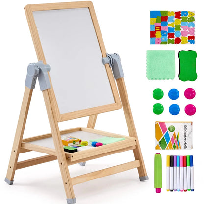 Standing Magnetic Drawing Board WordPad Art Easel with Painting Accessories Children Educational Toys