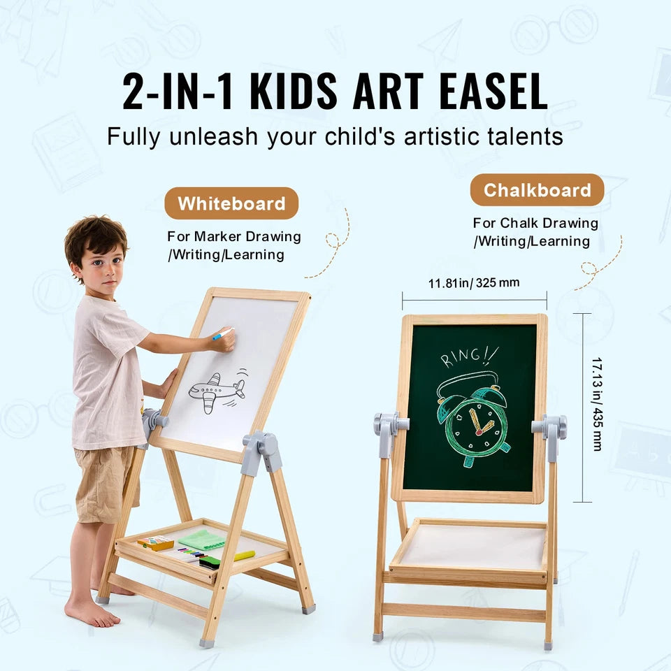 Standing Magnetic Drawing Board WordPad Art Easel with Painting Accessories Children Educational Toys