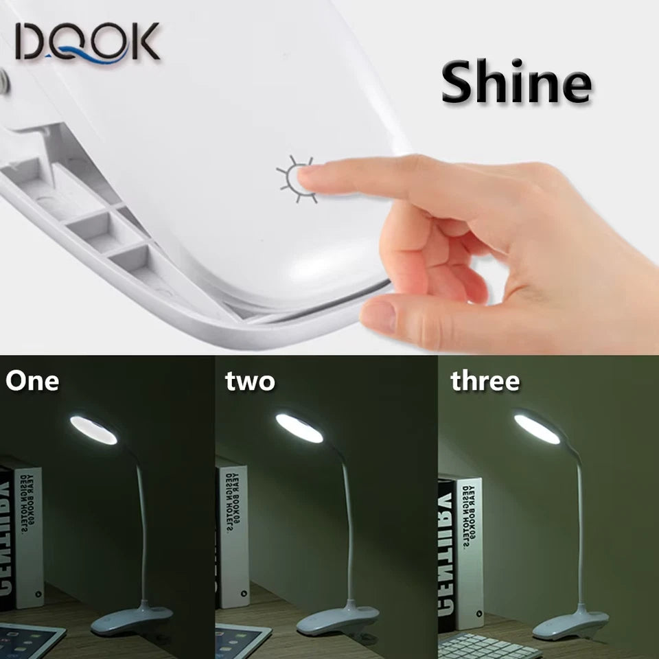 Led Desk Lamp Stepless Dimmable Touch Foldable Table Lamp Bedside Reading Eye Protection