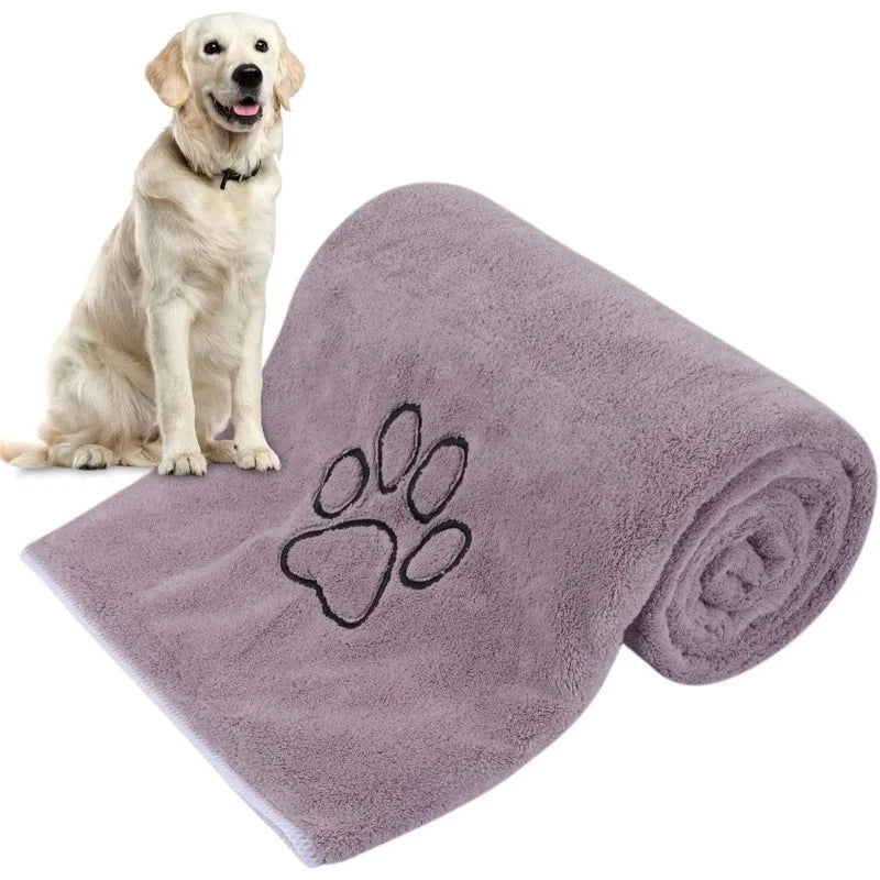 Microfiber Pet Absorbent Towels Super Absorbent & Soft No Deformation, Essential for Pet Bathing