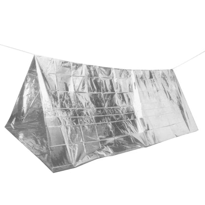 Keeps You Warm 130x210cm Foil Mylar Thermal Blanket Silver Foil Blanket Retain Body Heat Emergency Supplies