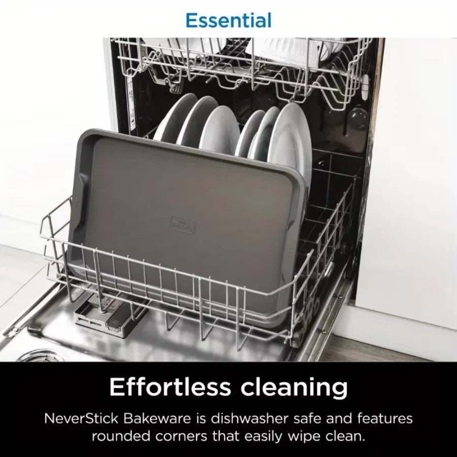 11x17 Inch Aluminum Baking Pan Dishwasher Safe Commercial Half Sheet Pan for Long Lasting Performance