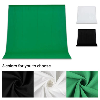 Background Backdrops Studio Photo Green White Black Solid Screen Chroma Key For Photography Shooting Background