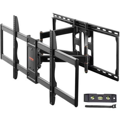 Full Motion TV Mount Fit for 26-90in TVs Swivel Tilt Horizontal Adjustment TV Wall Mount Bracket W