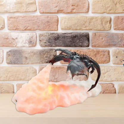 3D Printed Indoor Lighting Eye Protection Fire/Ice Dragon Tabletop Light Kids Sleep Accompany