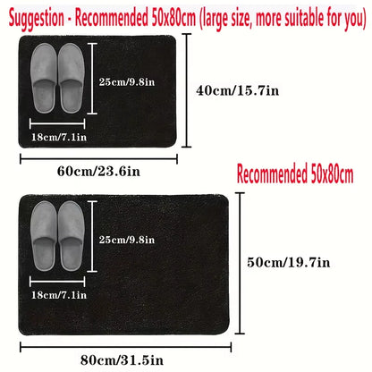 1pc New Type Diatom Mud Bathroom Mat  Quick-drying super absorbent and anti-slip floor mat