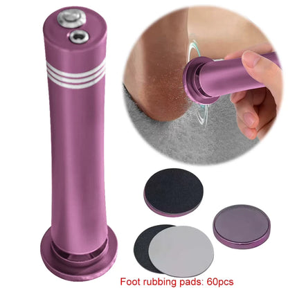 Electric Pedicure Foot Calus Remover Tool with 60 pcs Sandpaper Discs Electronic Foot File Grinder