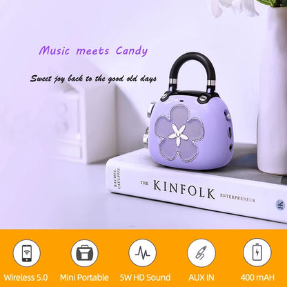 Mini Bluetooth 5.0 Speaker Candy 5W Mighty Sound Cute MP3 Music Player Sound Box Wireless Portable