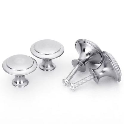 40 Pcs Door Knobs Stainless Steel Drawer Cabinet Handles Knobs Kitchen Cupboard
