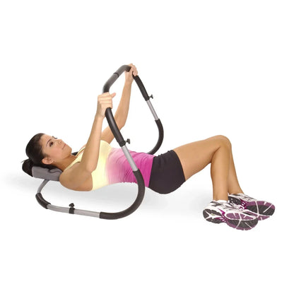 Compact Ab Crunch Machine for Home Gym Ergonomic Steel Frame Core Exercise Equipment