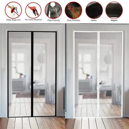 Magnetic Mosquito Net Summer Insect Fly Control Door Curtain Net Automatic Closing Door Screen