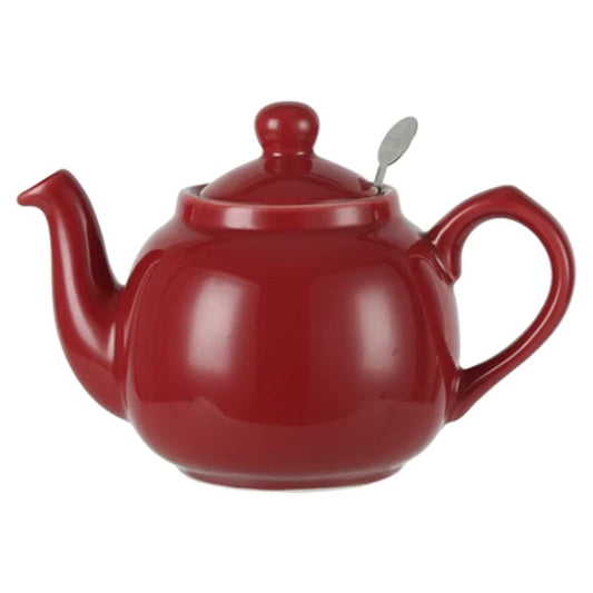 Pottery 600ML red ceramics tetra tea pot infuser welding kettle tea maker matcha coffeeware teaware